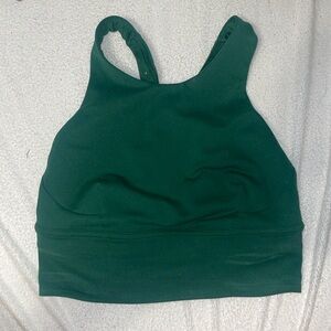 Green luluemon sports top